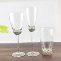 Trust Fashion New Style In Drill Wine Champagne Wate Glass Set