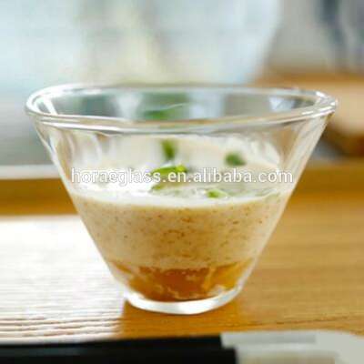 Clear Bowl Glass Creative Dessert Glass Food Bowl Small Salad Bowl For Household