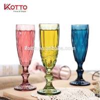 classic wedding color champagne Wine Glass flute glasses Drinking Goblets