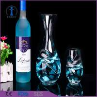 Cheap Fashion Customized Logo Decal Festival Handmade Elegant Crystal Decanter