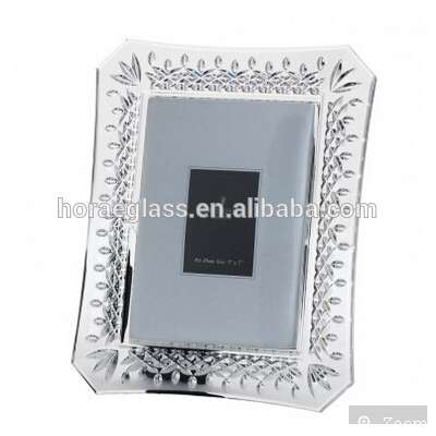 Fashion glass Frame,wedding glass photo frame coaster favor gifts