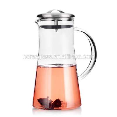 Factory direct sale,glass water jug set,drinking glass pitchers for cold and hot water