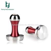 Stainless Steel Coffee Tamper Space Aluminum Grip Handle 58mm Base Coffee Bean Press